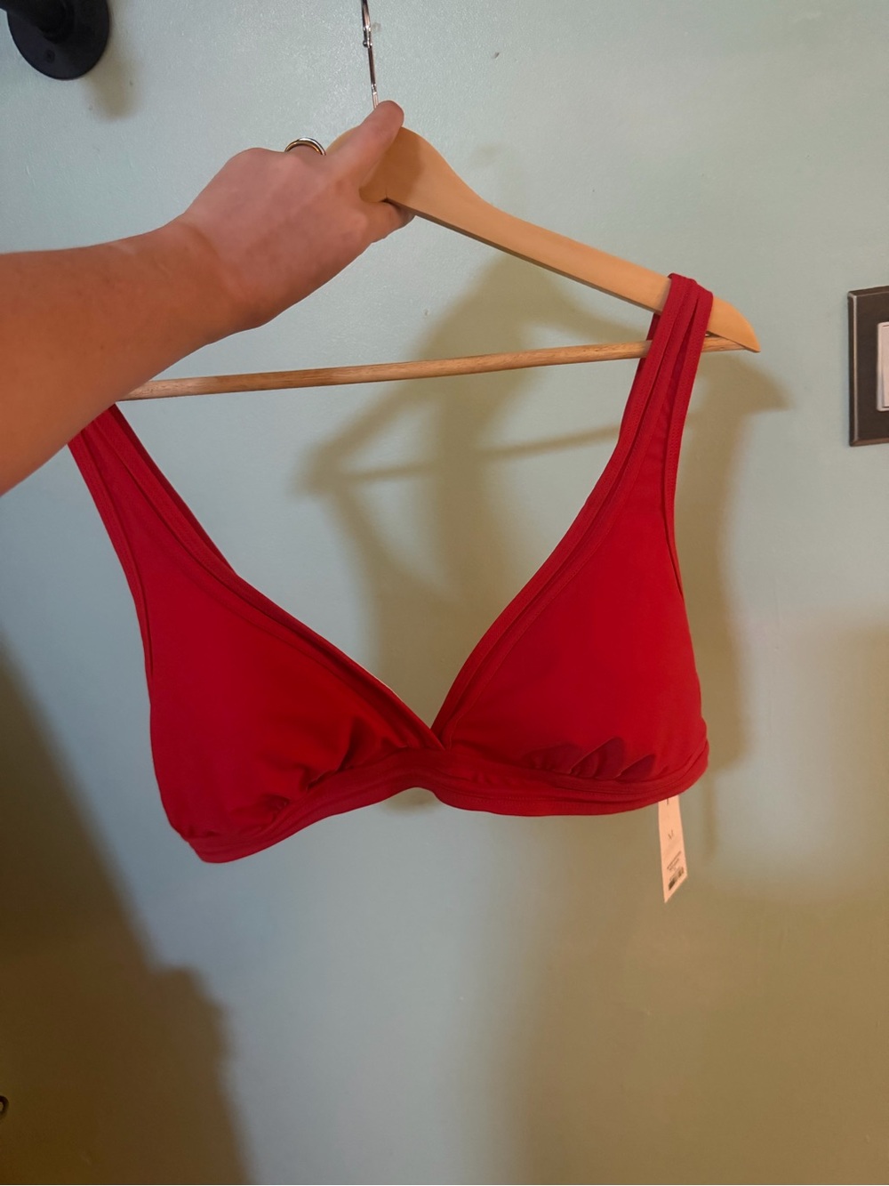 Red Wireless top bikini - Women only top bikini